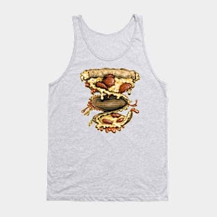 Pizza DNA Twist Tank Top